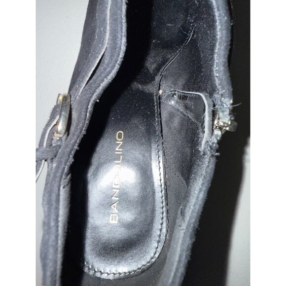 Bandolino Women's Faux Suede Ankle Boots Booties High Heels Shoes 8 - Picture 6 of 8